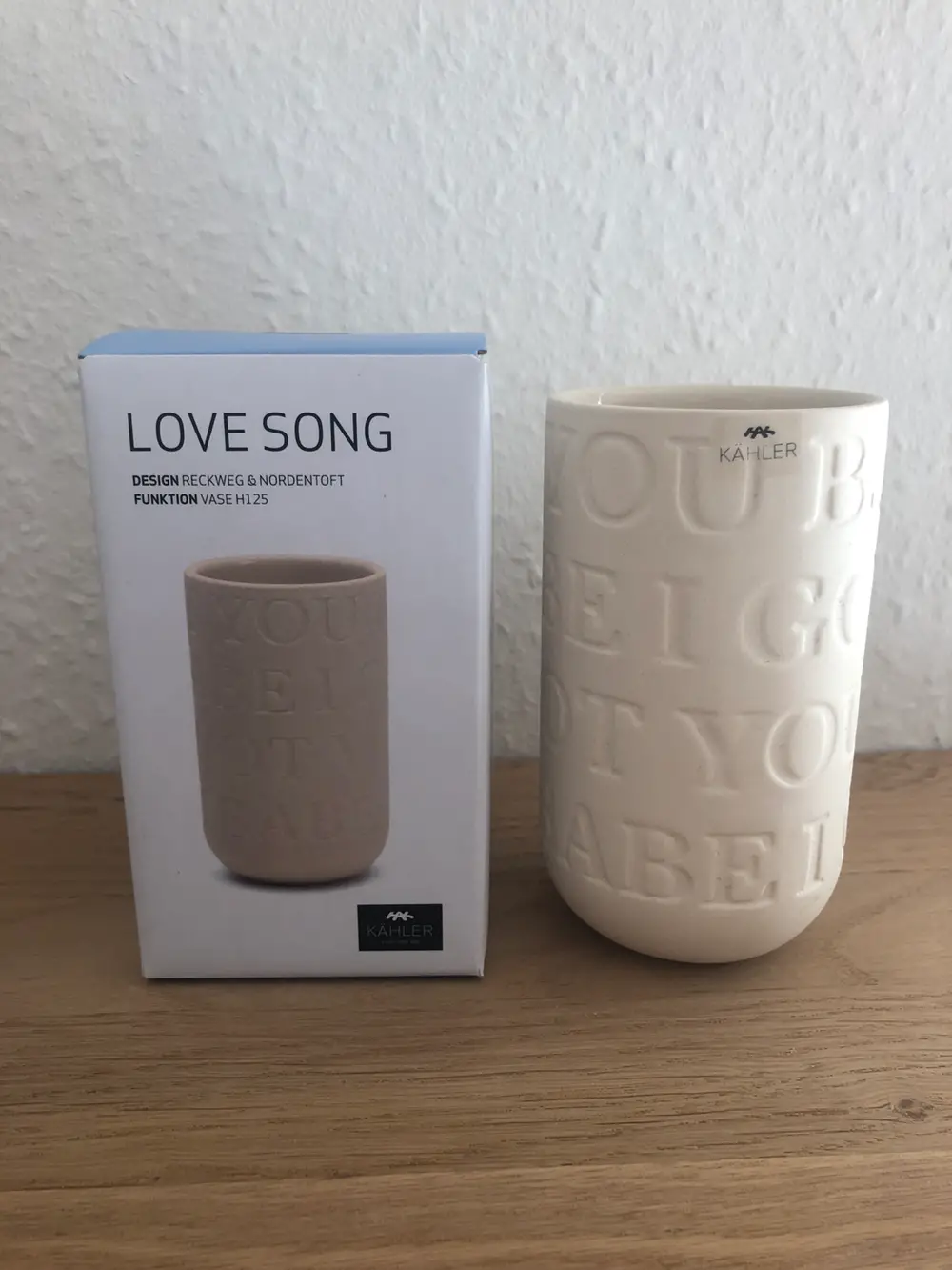 Kähler Love Song vase 125 mm