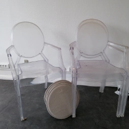 Kartell 3x Louis Ghost spisebordsstole