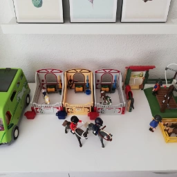 Playmobil Heste stald hestevask og bil