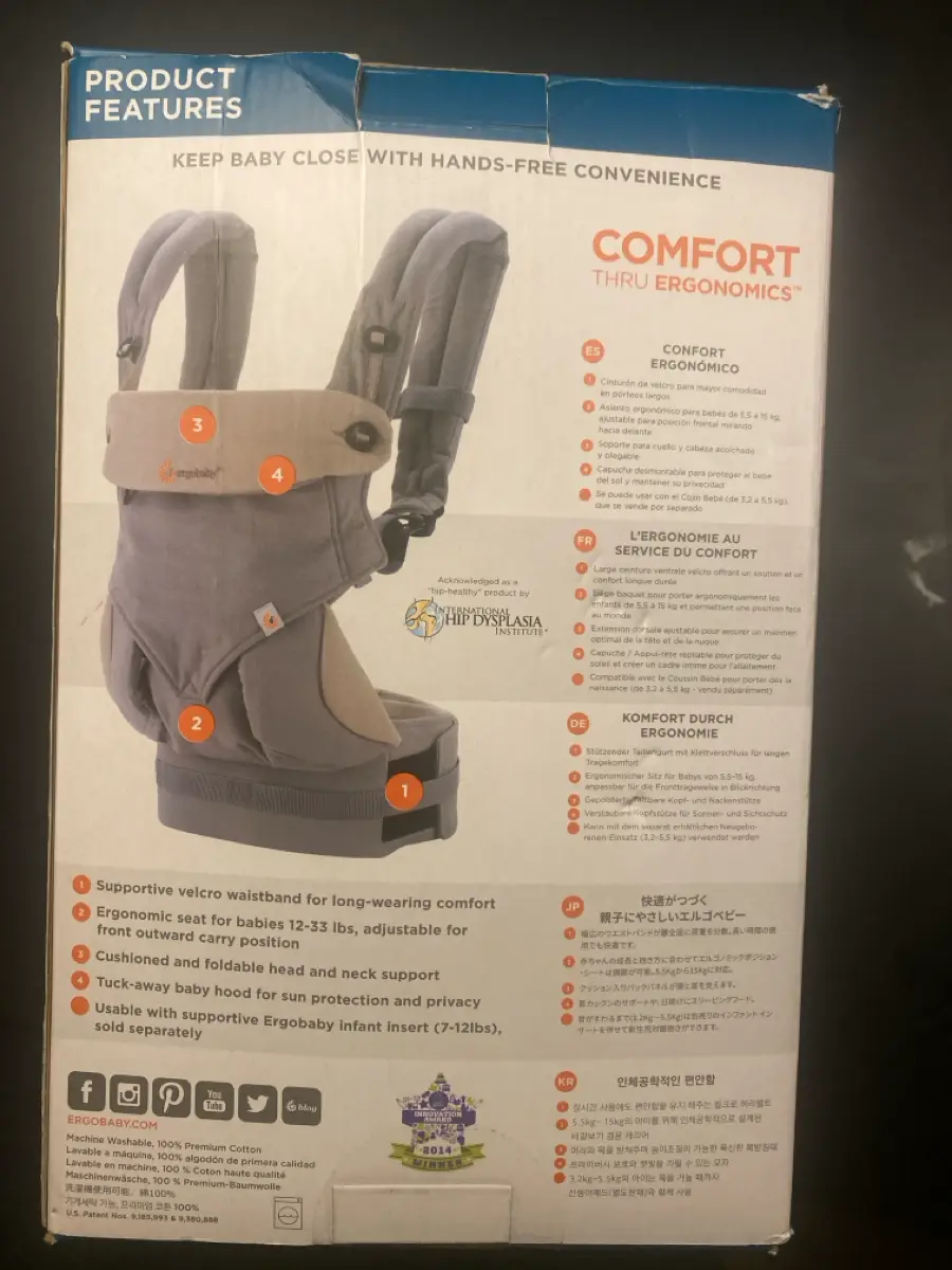 Ergobaby Bæresele 360 carrier