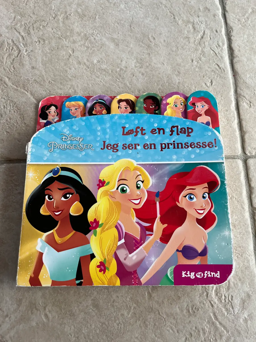 Kig og find - Disney prinsesser Bog