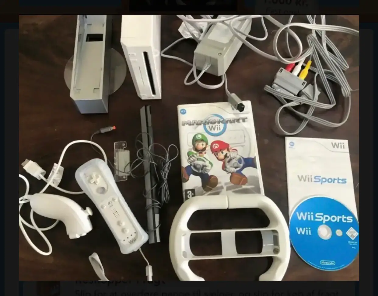 Nintendo Wii konsol