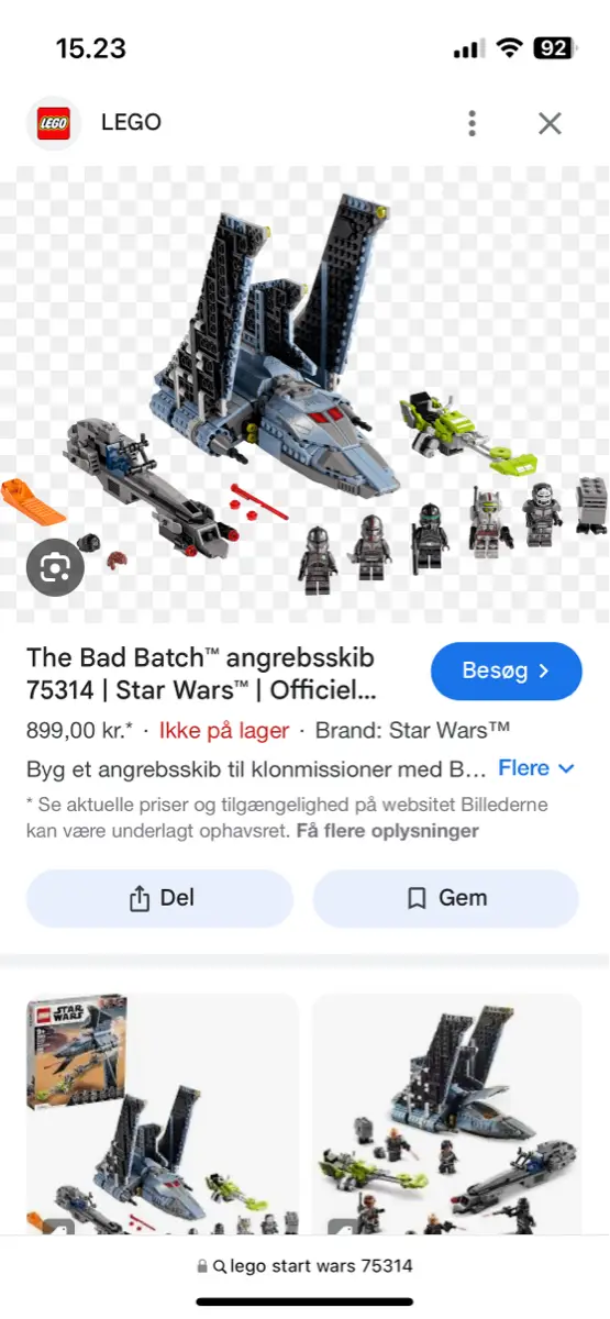 LEGO Star wars fly