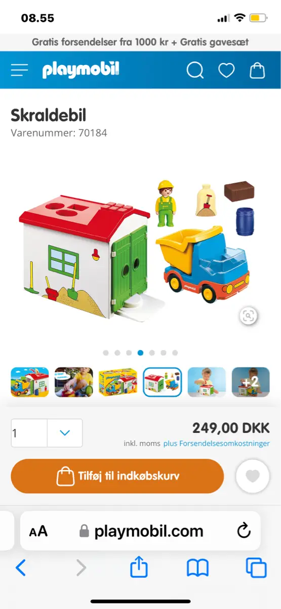 PLAYMOBIL 123 PLAYMOBIL 123 Skraldebil