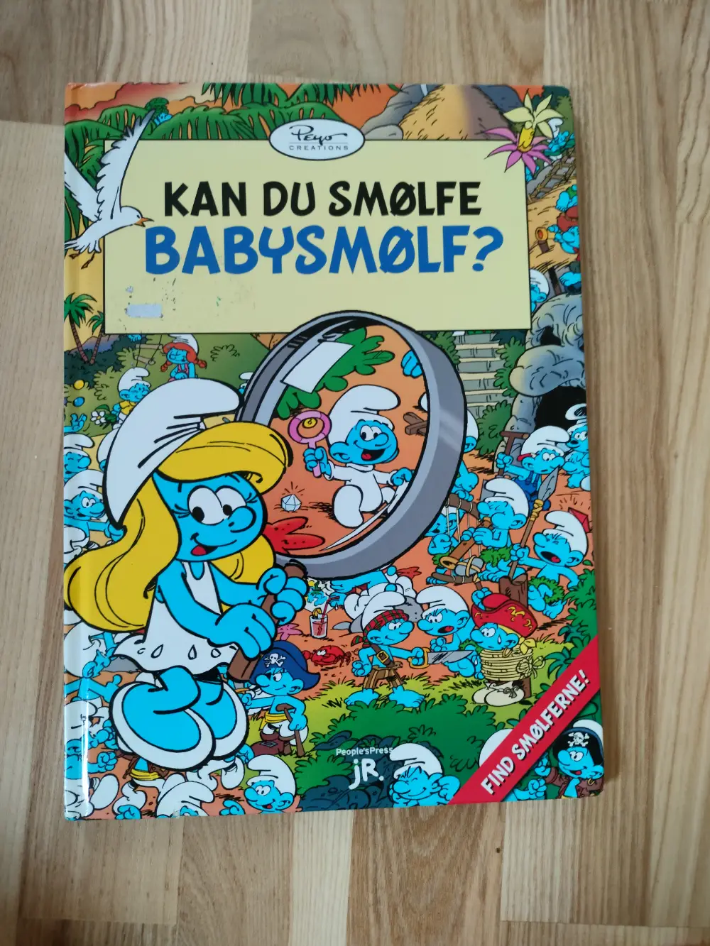 Kan du smølfe babysmølf Bog