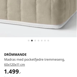 IKEA Madras med pocketfjedre tremme