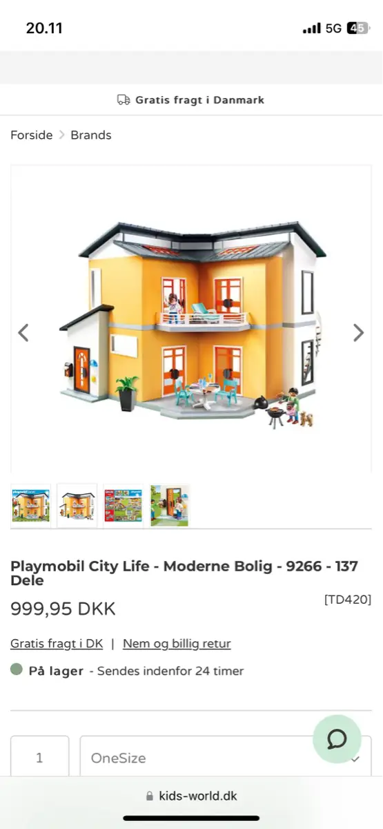 Playmobil City life hus