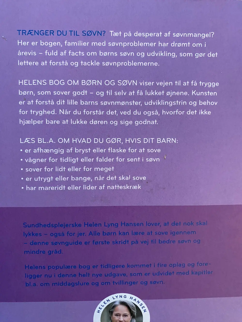 Helens bog om børn og søvn Bog