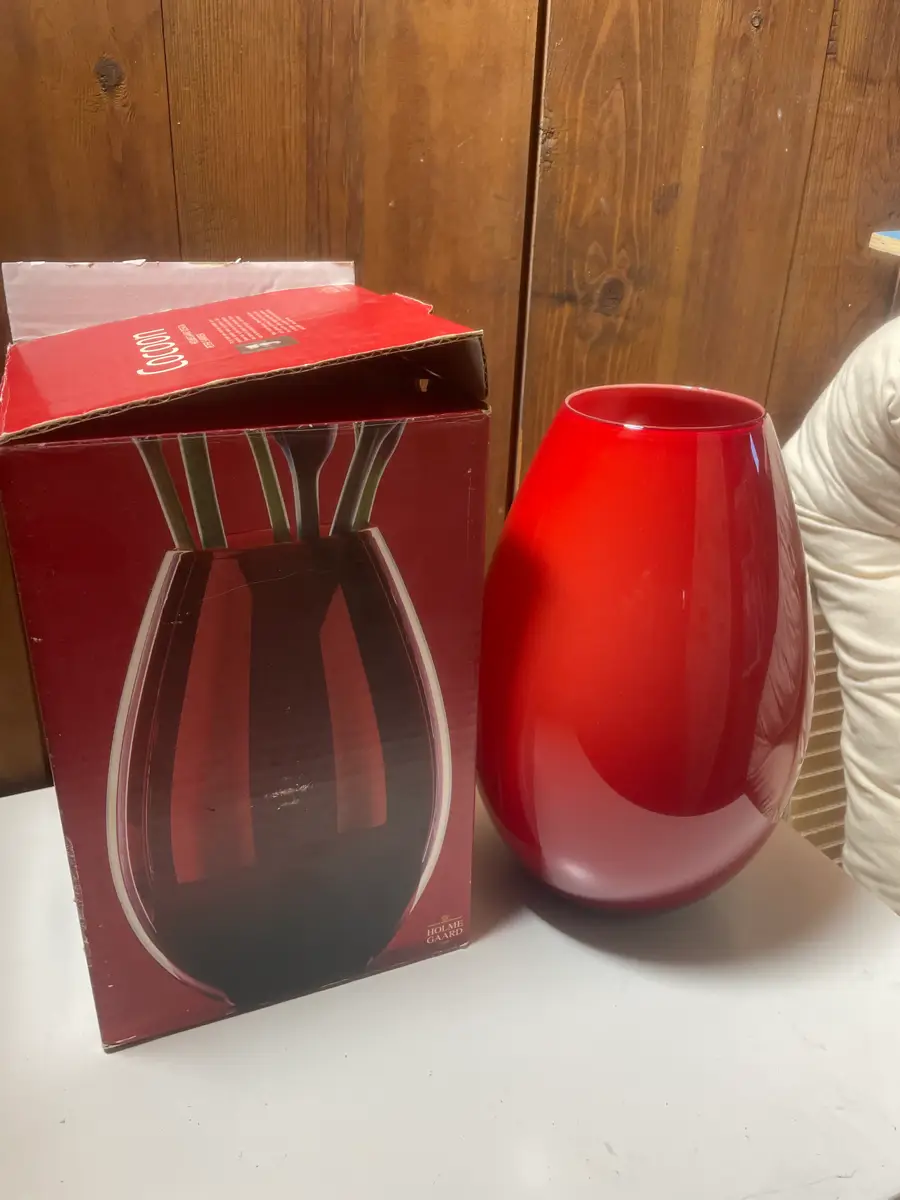 Holmegaard Cocoon vase stor