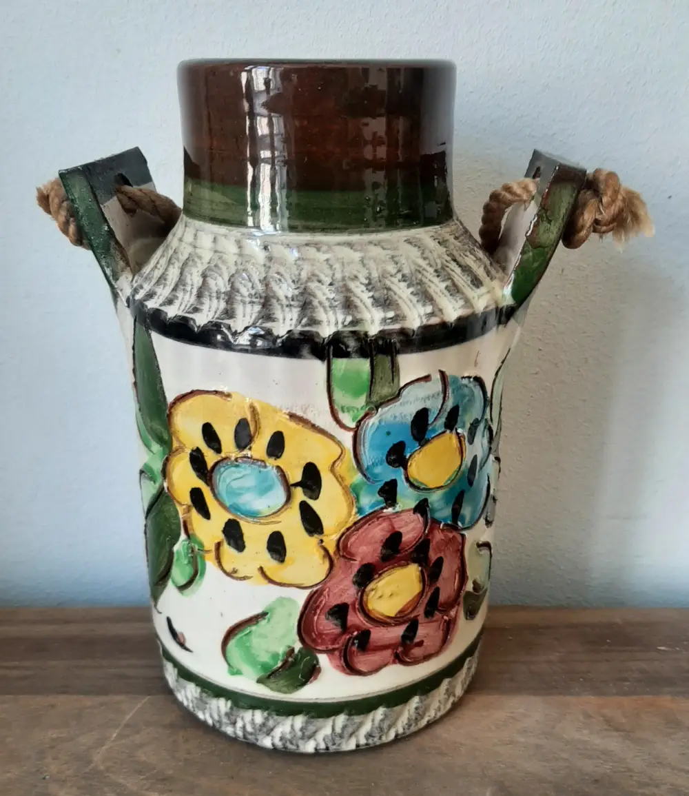Retro Keramik hænge vase