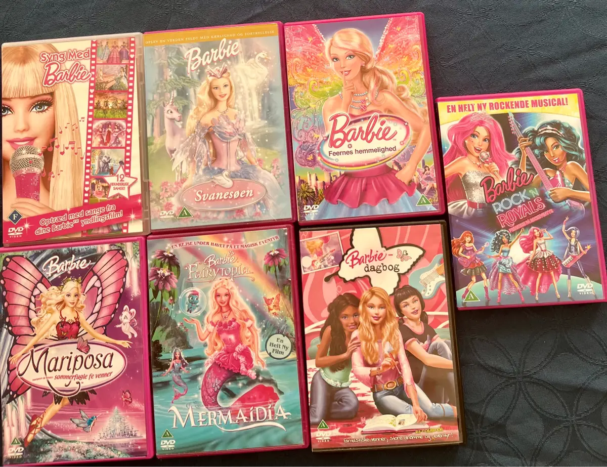 Barbie DVD film barbiefilm dvd-film Prinsesse Barbie serie og film