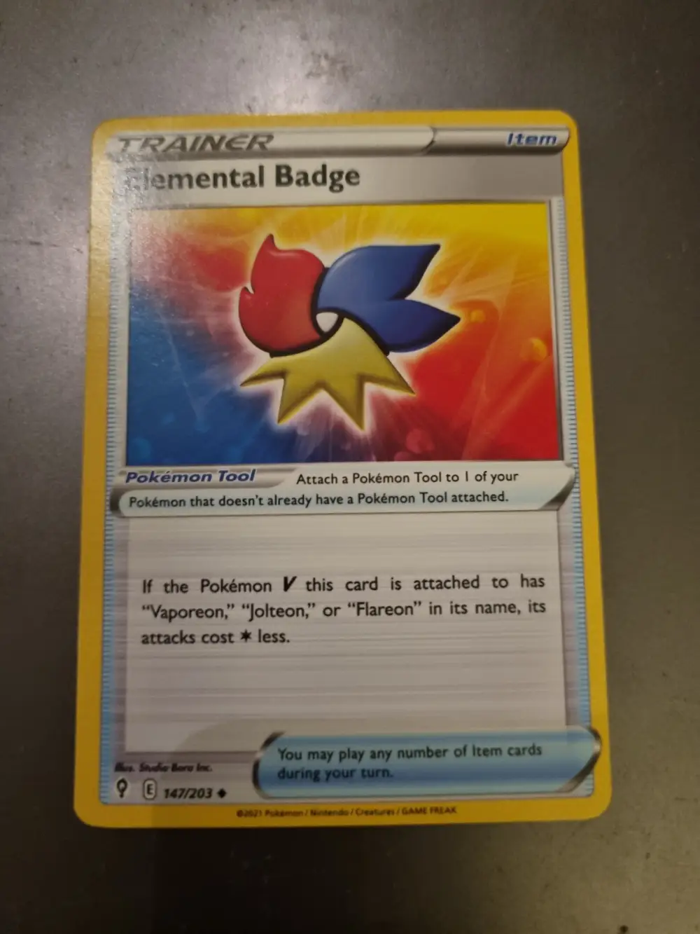 Pokémon Elemental Badge