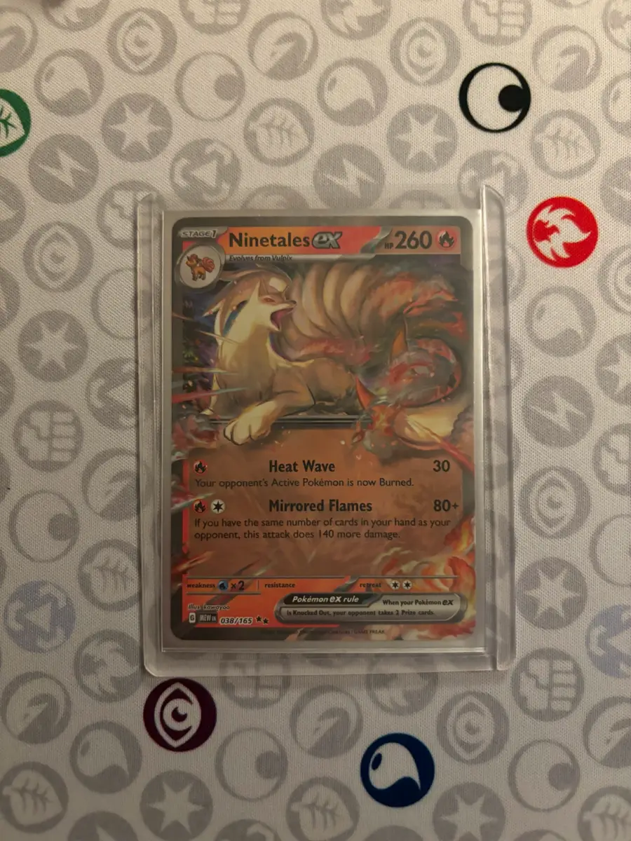 Pokémon Ninetales Ex 038/165