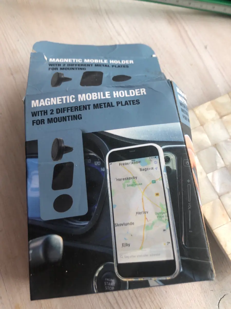 HELT NY Magnetisk mobilholder til bil