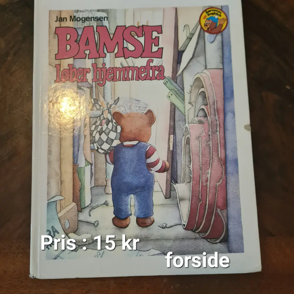 Bamse løber hjemmefra Børnebog