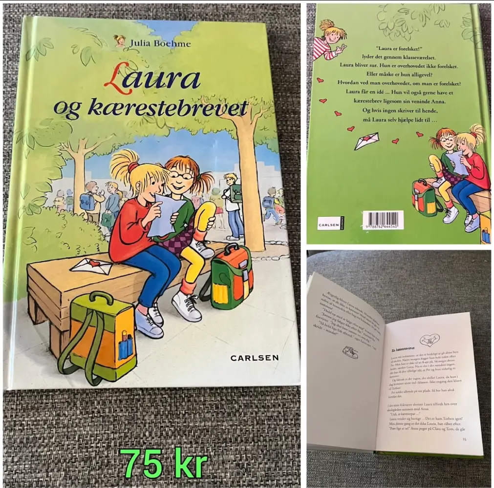 Laura og kærestebrevet Bog