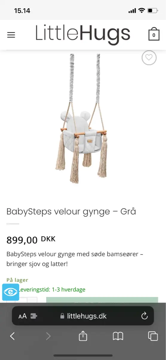 Babysteps Babygynge/indendørs gynge