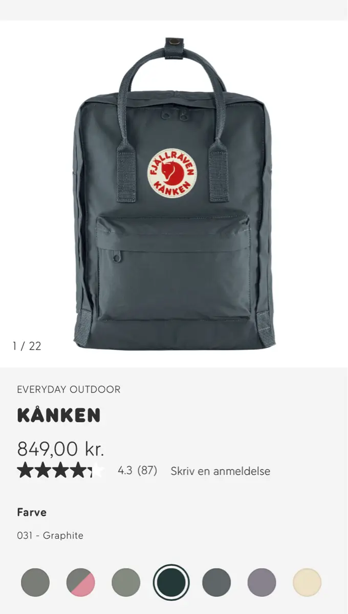 Fjällräven Rygsæk