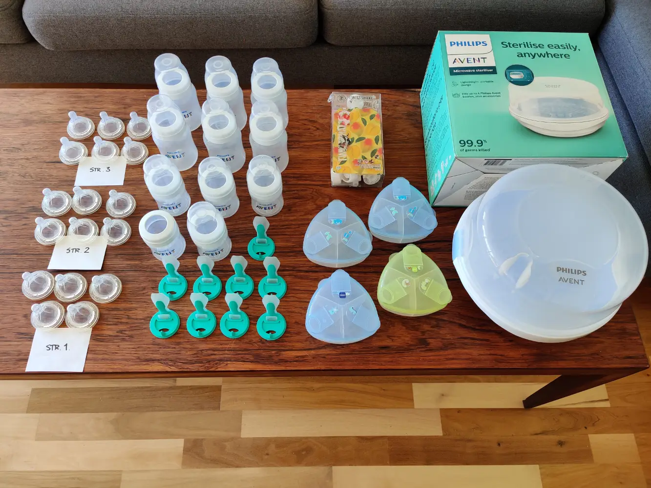 Philips AVENT Sutteflasker  udstyr