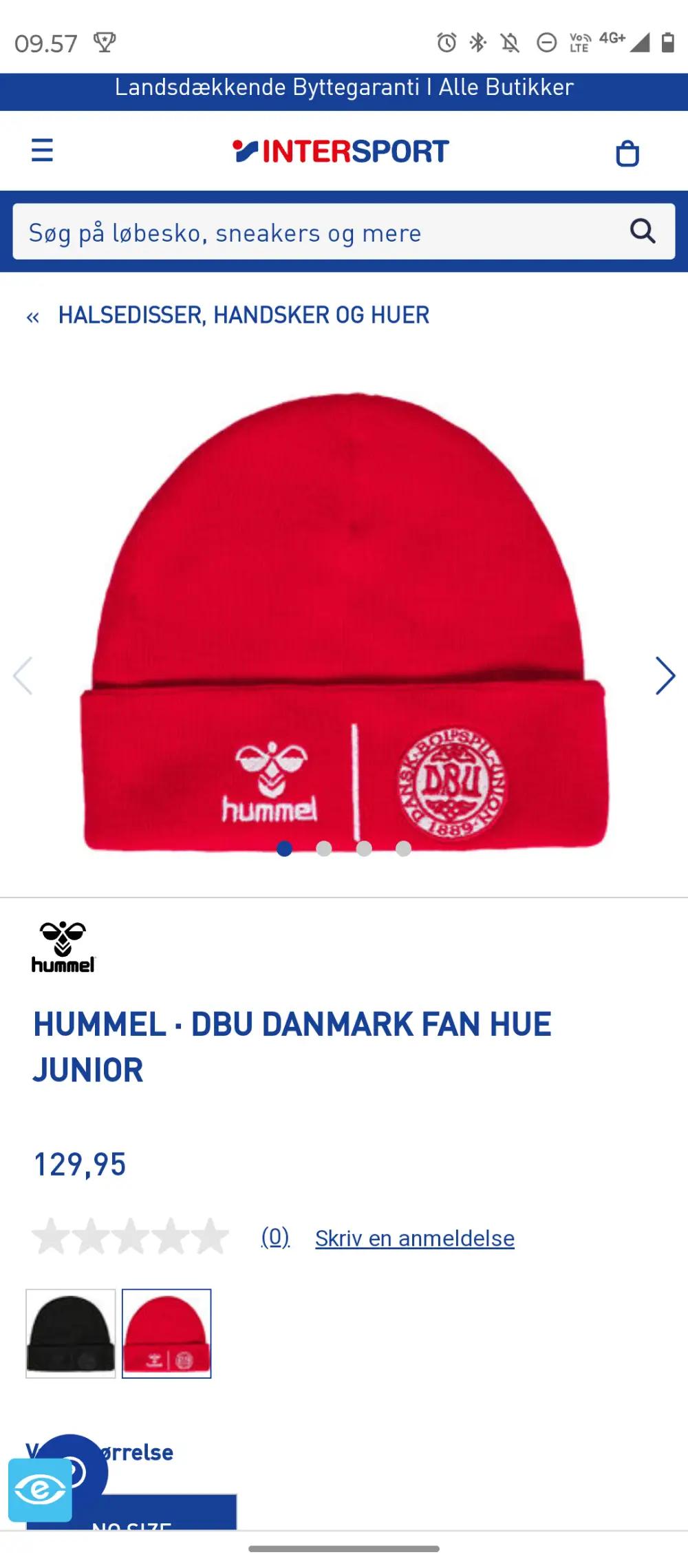 hummel Helt ny DBU fan hue børn