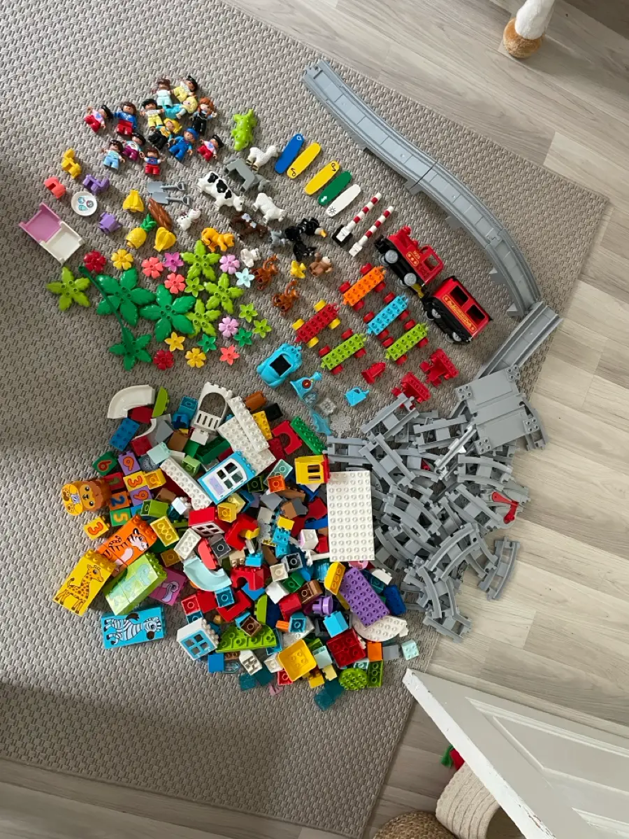 DUPLO Blandet Lego + tog