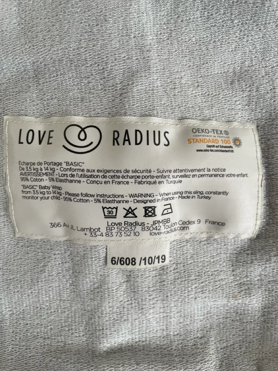 Love Radius Je Porte Mon Bebe Strækvikle