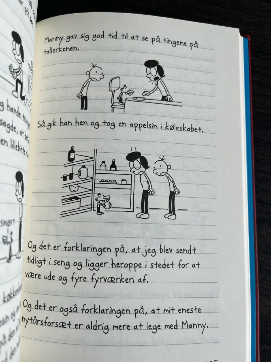 Wimpy Kid Ikke dagbog læs selv bog sjov Hylende sjov bog Jeff Kinney