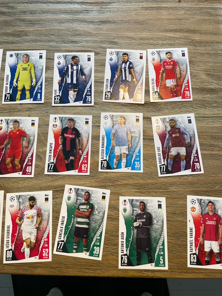 Match Attax Fodbold kort