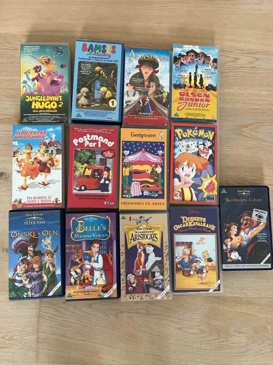 Diverse VHS film