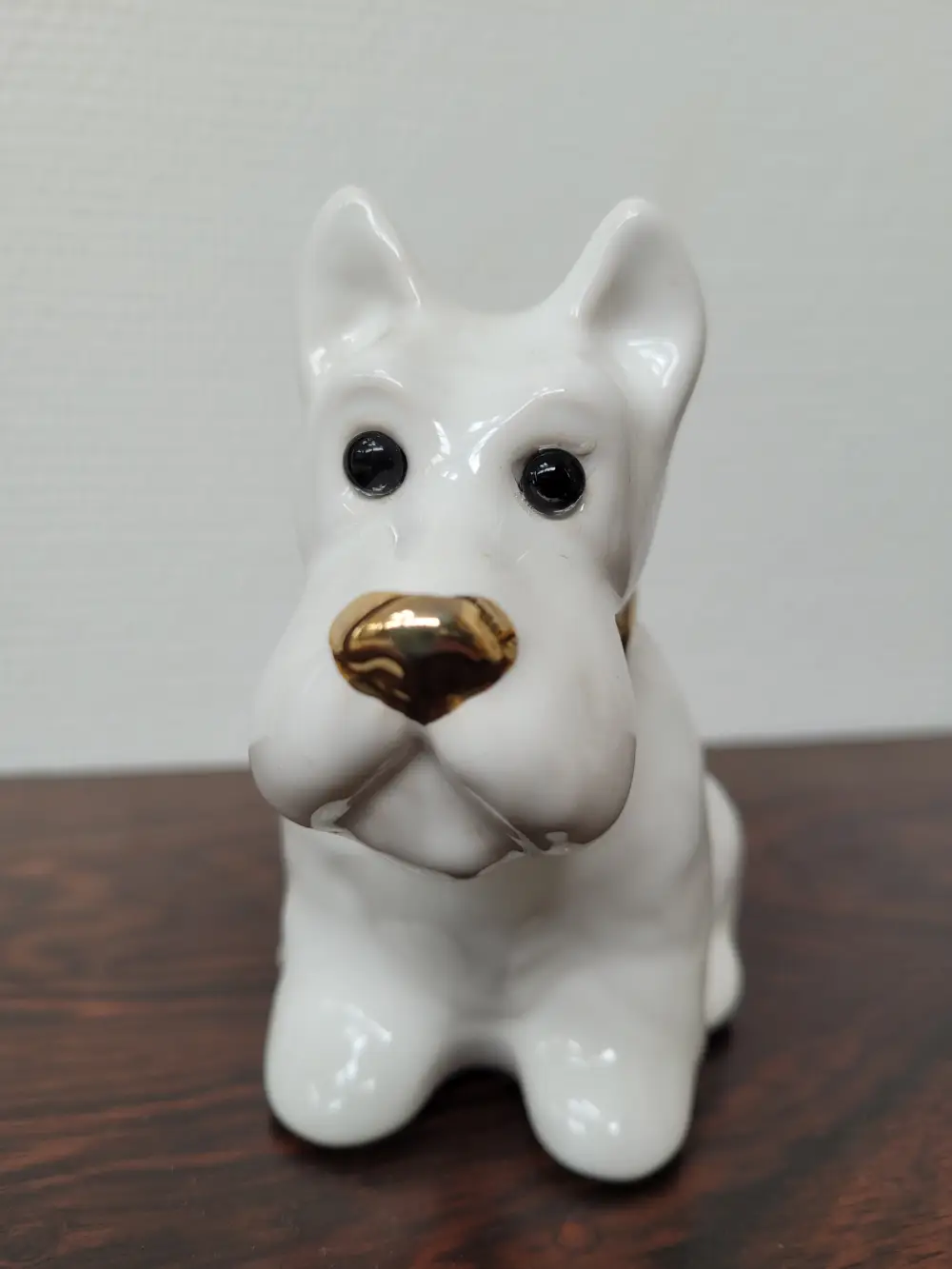 Retro Porcelænsfigur hund