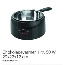 Chokolade fondue Fondue