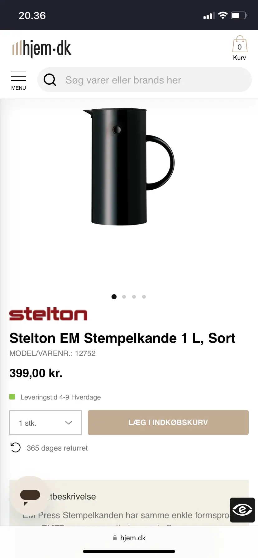 Stelton Stempelkande