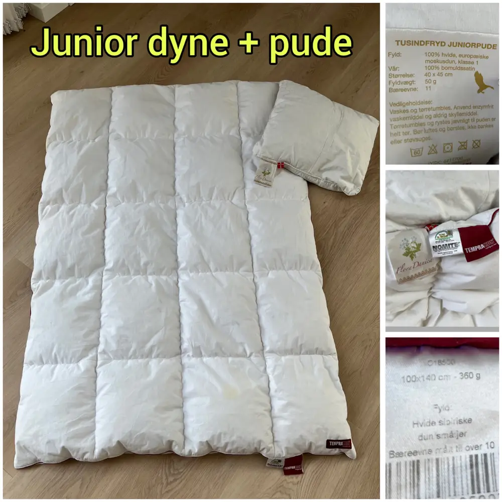 Junior dun dyne + pude Dyne + pude