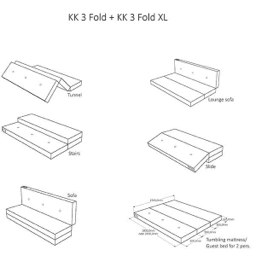 By KlipKlap XL Madras/ sofa/ puf