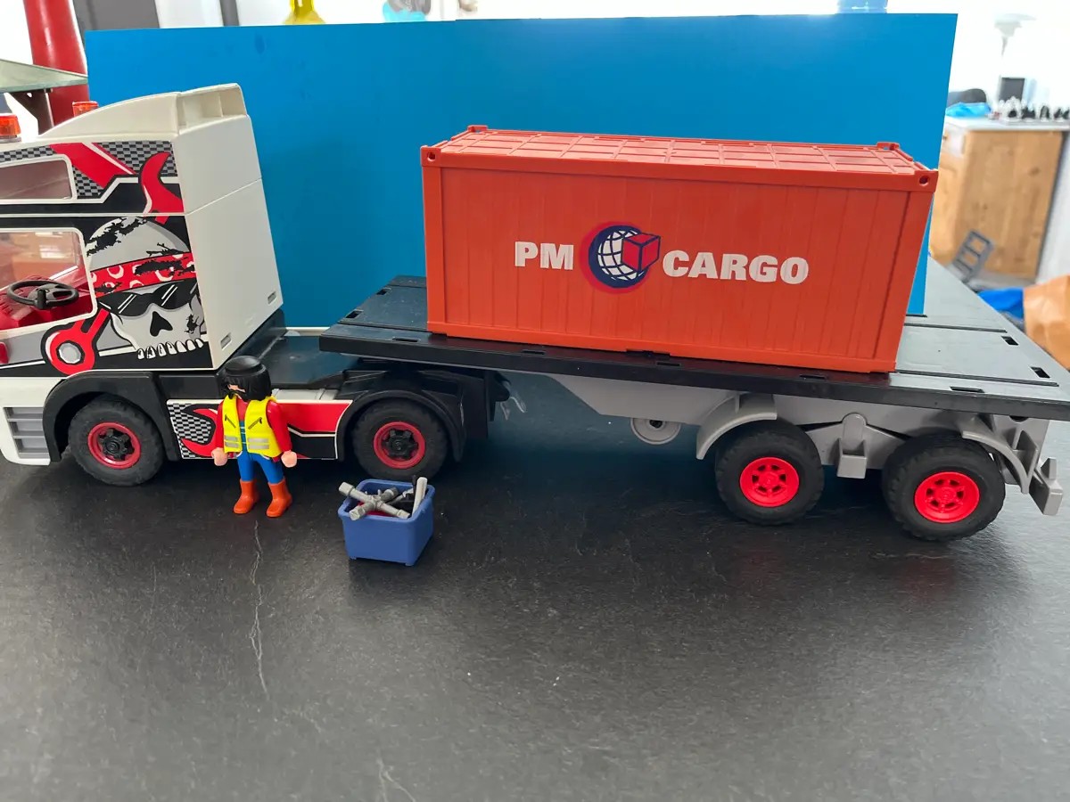 Playmobil Lastbil med godscontainer