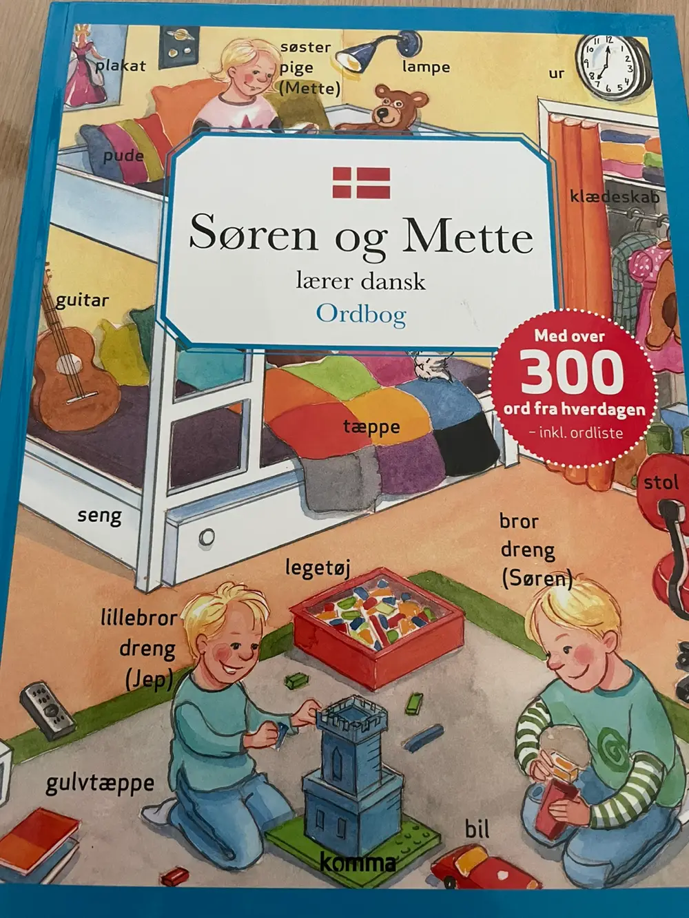 Søren og Mette lære dansk Bog