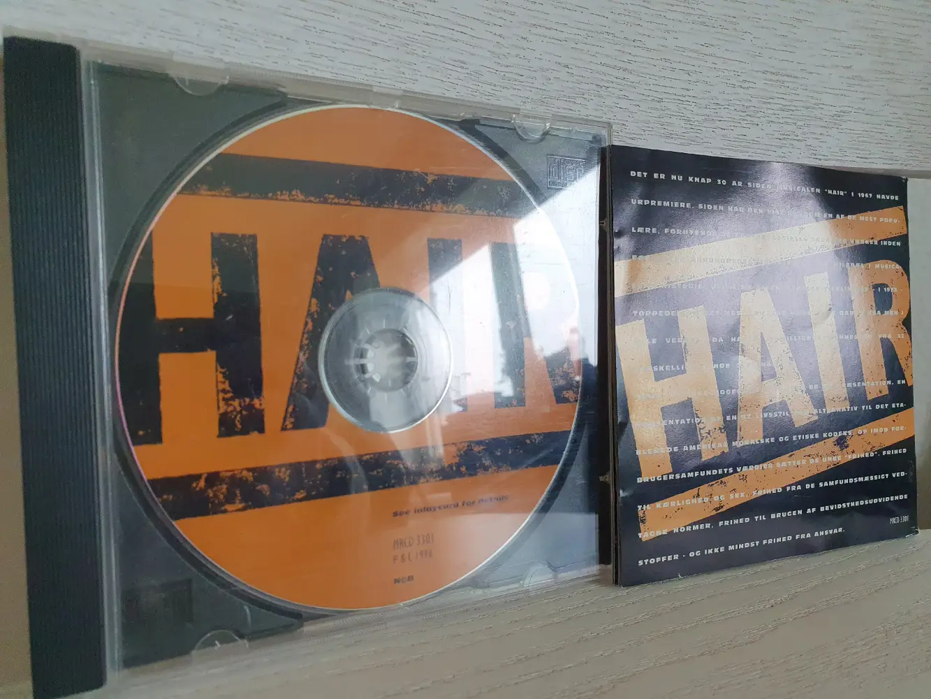 Ukendt CD - Hair 1996 (dansk)