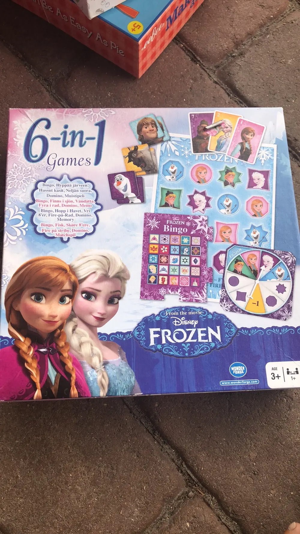 Disney Frozen 6in1 brætspil