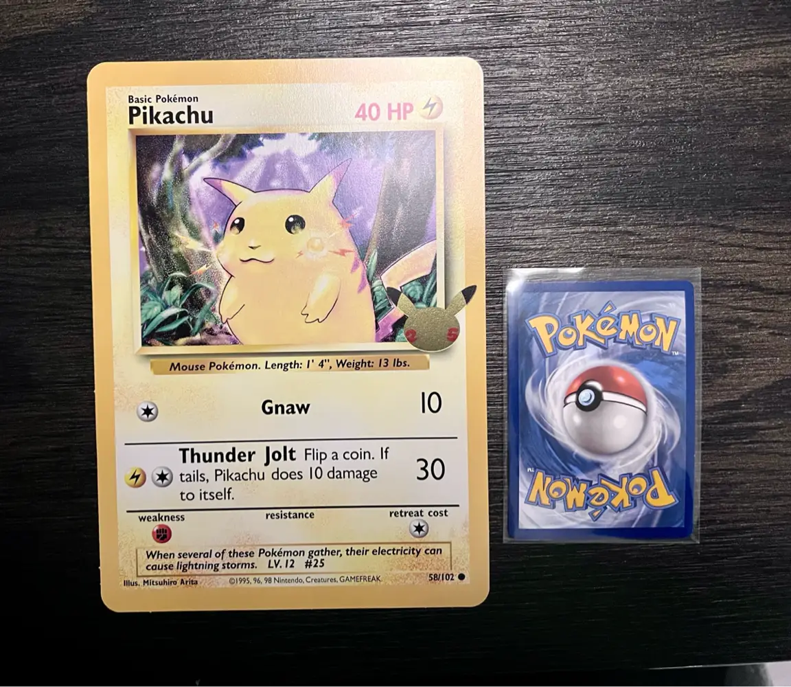 Pokémon Pikachu jumbo kort