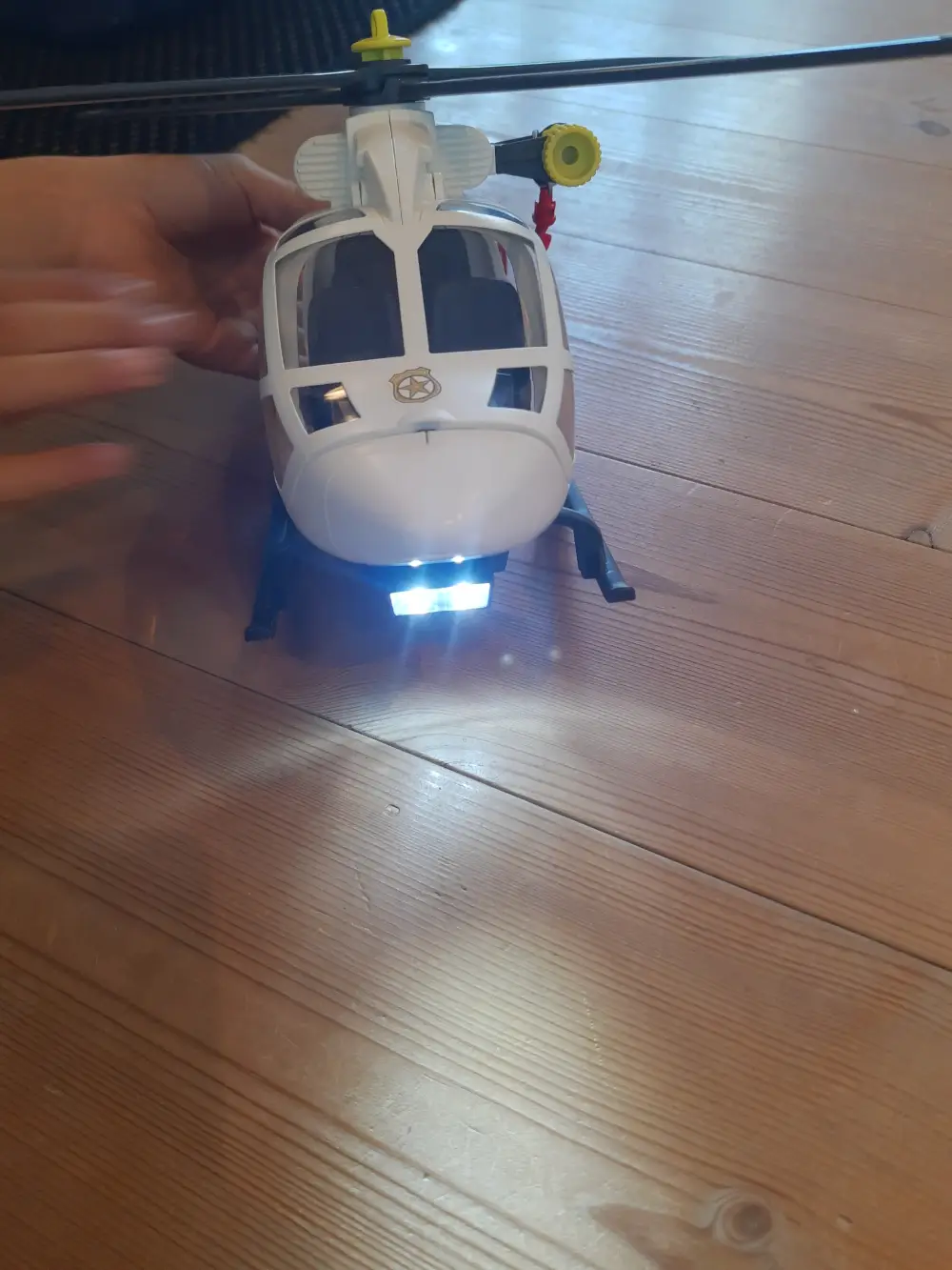 Playmobil Helikopter politi med lys