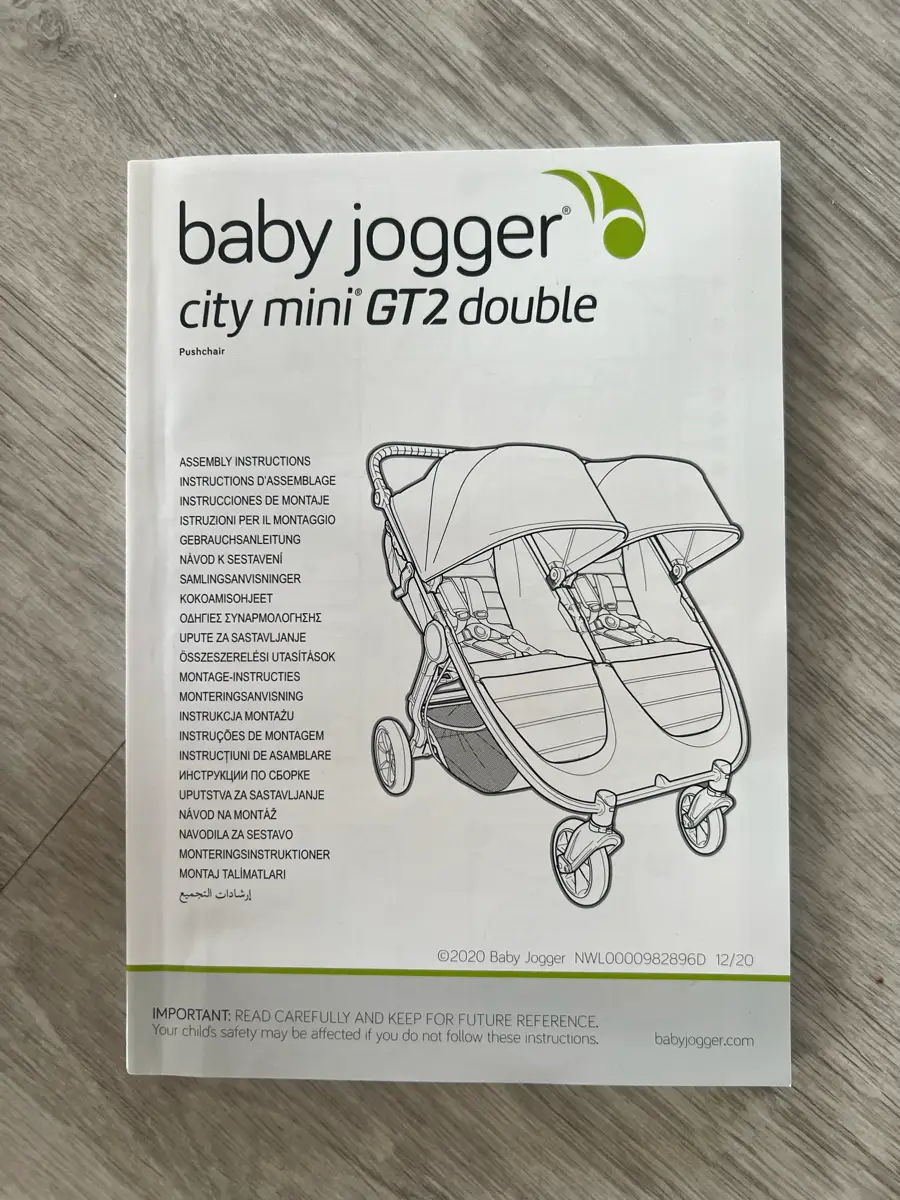 Baby Jogger City mini gt2 double med lift