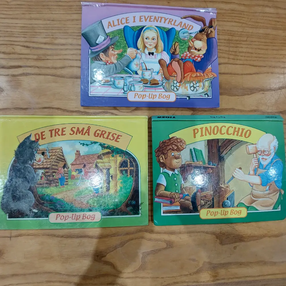 De tre små grise 3 pop up bøger