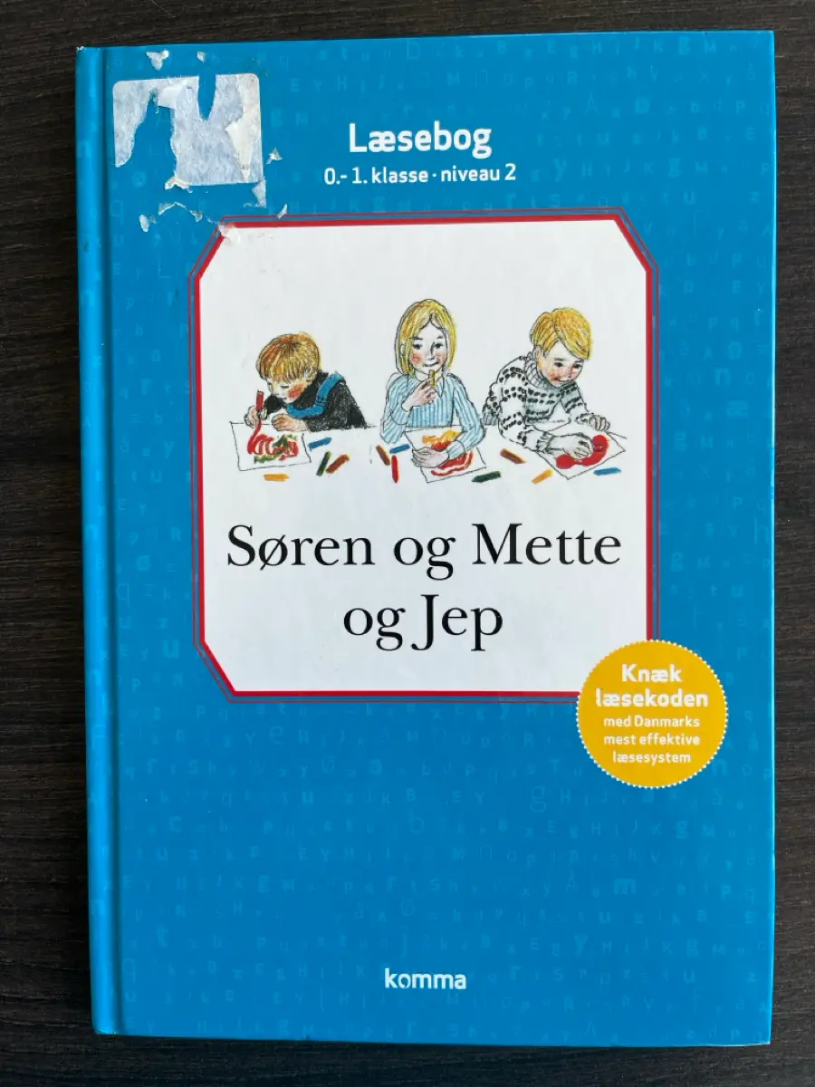 Læsebog Søren og Mette og Jep læsestart Lær at læse bog