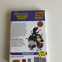 Naruto Chibi Sasukes Sharingan legend Manga tegneserie på engelsk