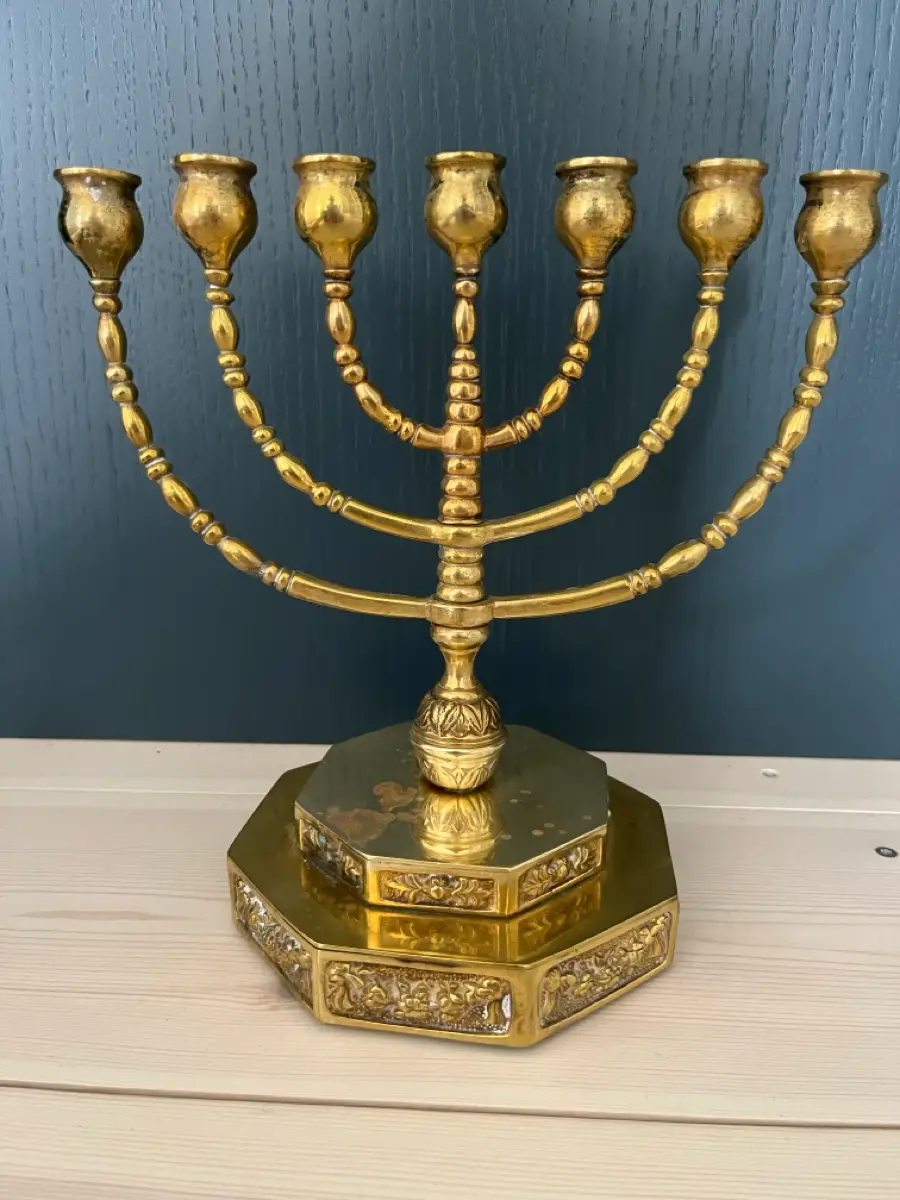 Menorah 7 armet lysestage