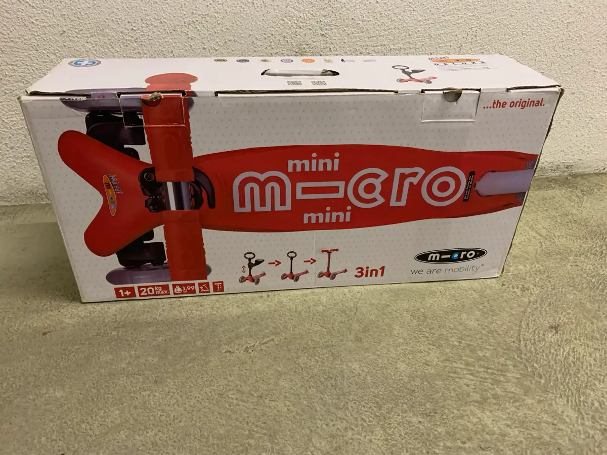 Ukendt Micro Mini Deluxe 3i1 løbehjul