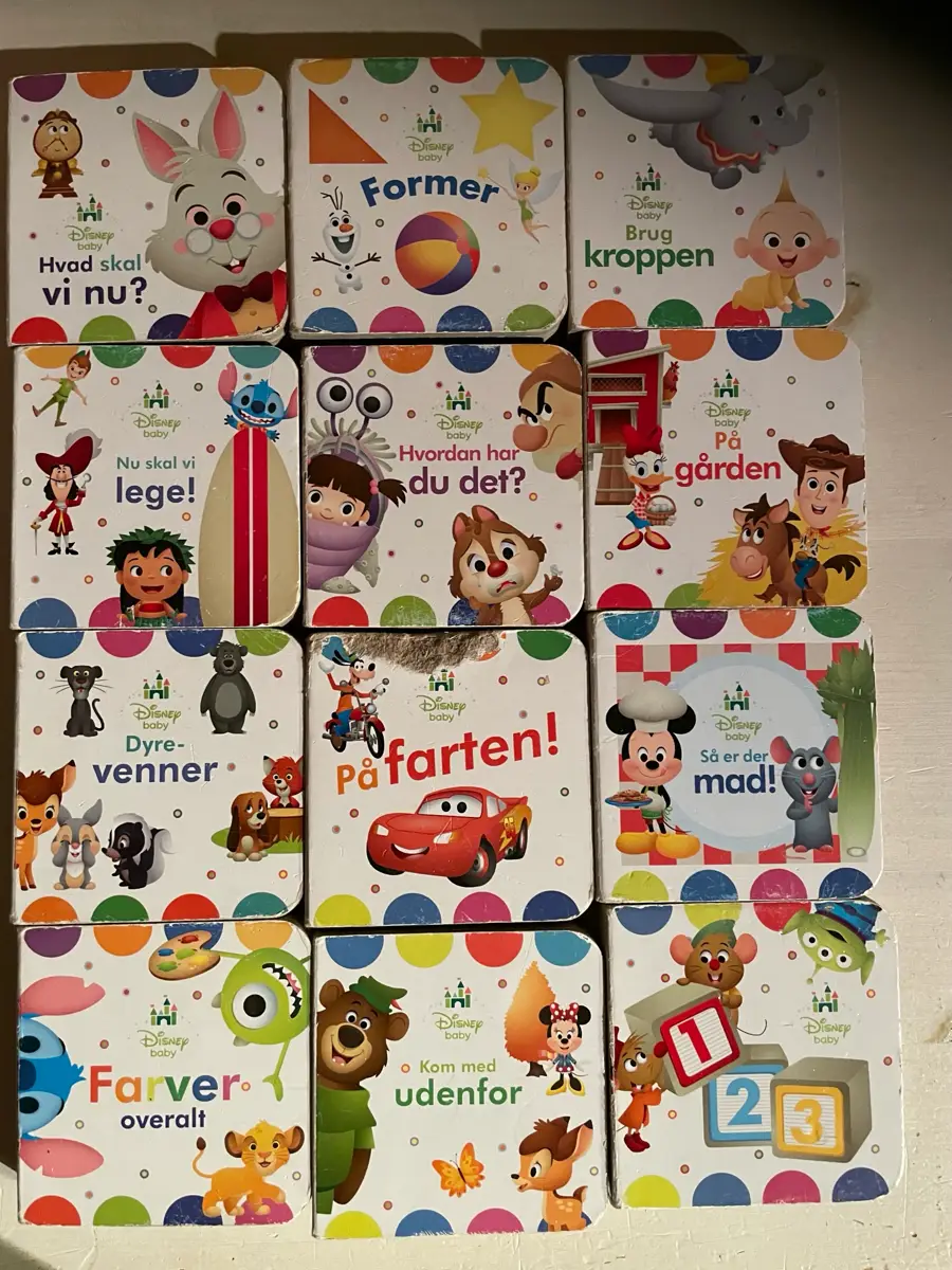 Disney baby bibliotek 12 bøger