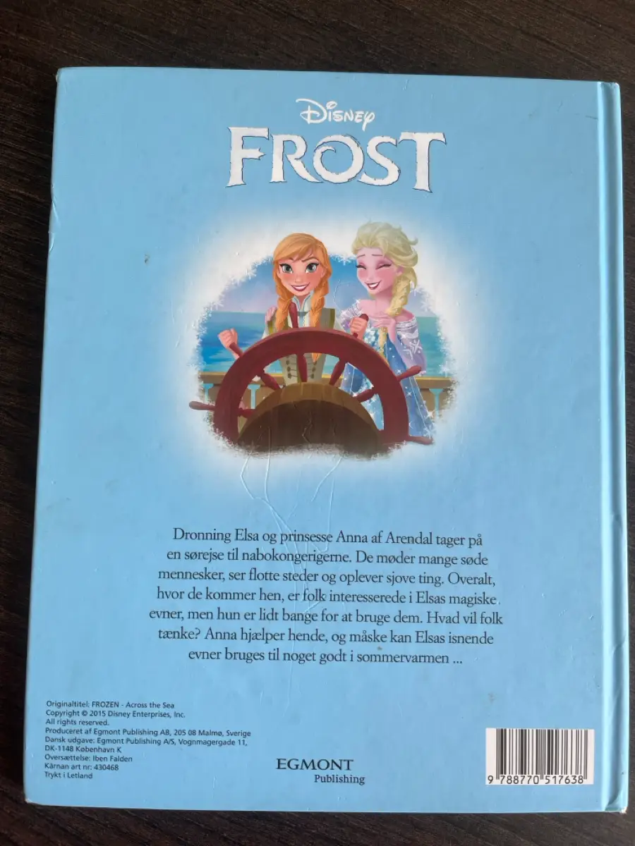 Disney bog Frost Sørejsen Elsa Flot billedbog læs højt