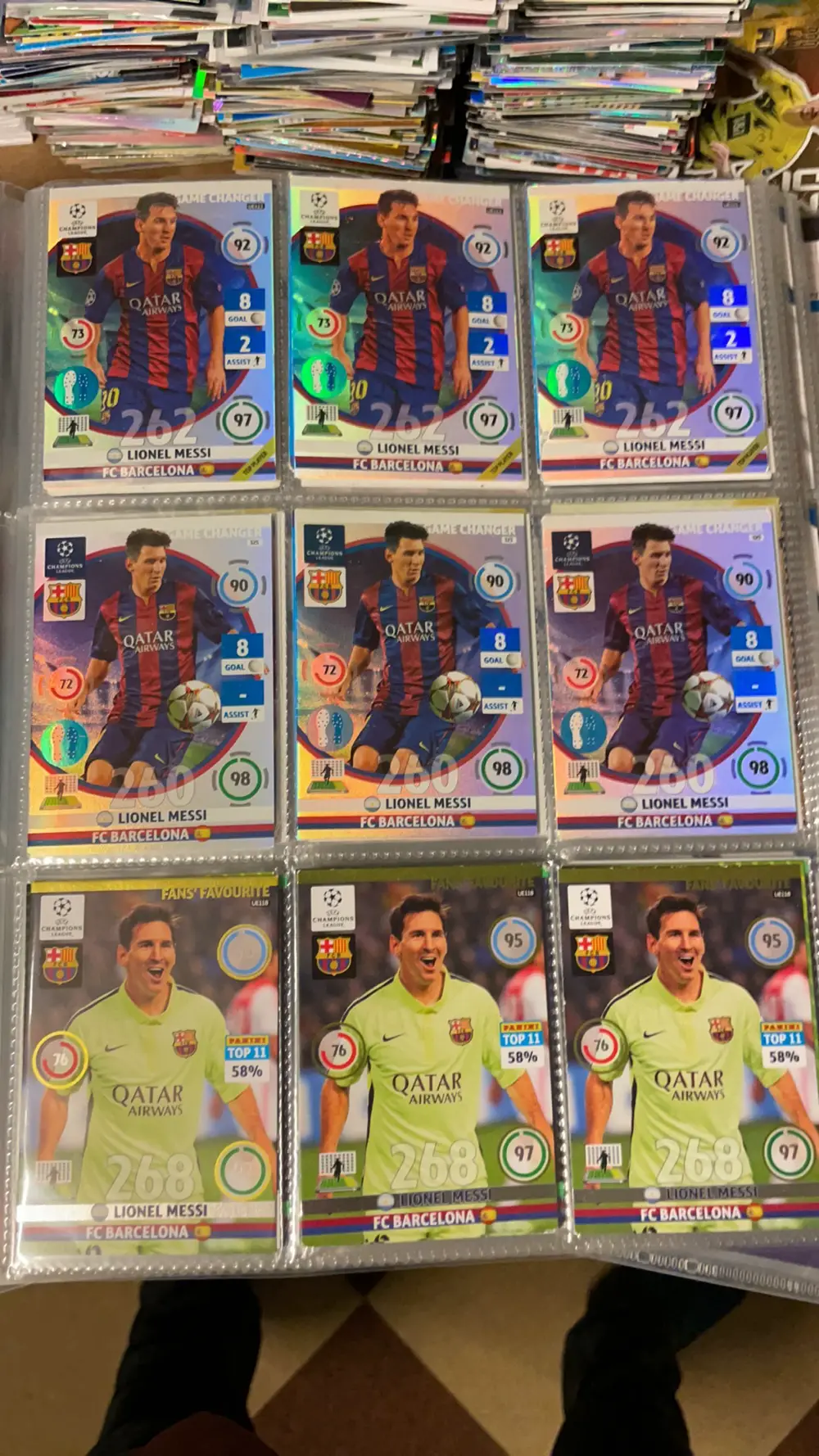 Panini Messi Fodboldkort