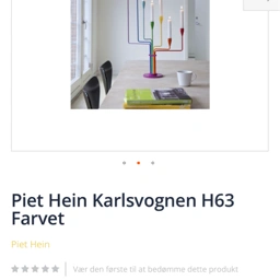 Piet Hein Karlsvognen Lysestage